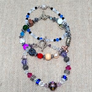 3 BEADED BRACELETS | Sterling Silver